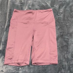 Size Medium Mauve Biker Shorts
